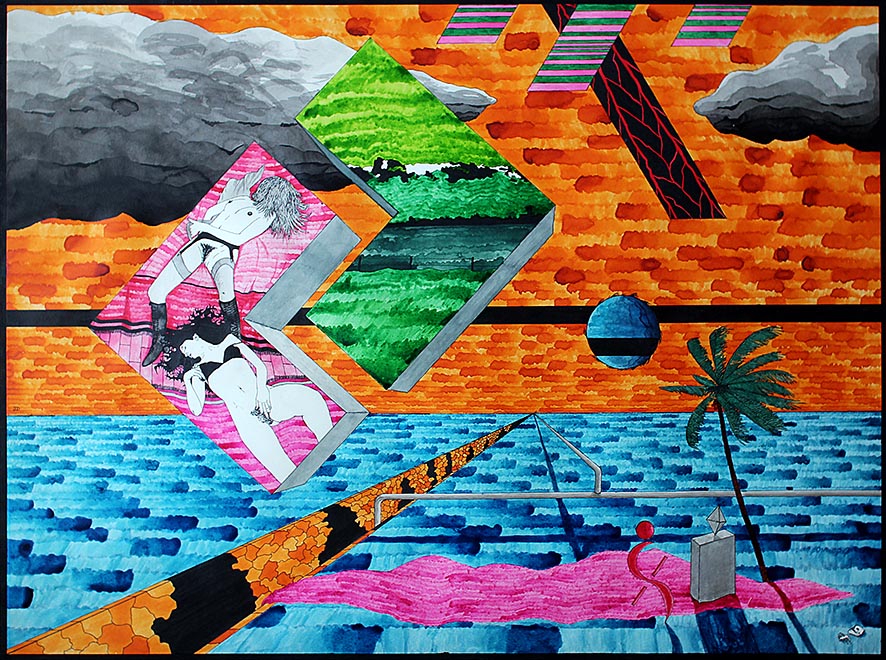 dessin à l'encre