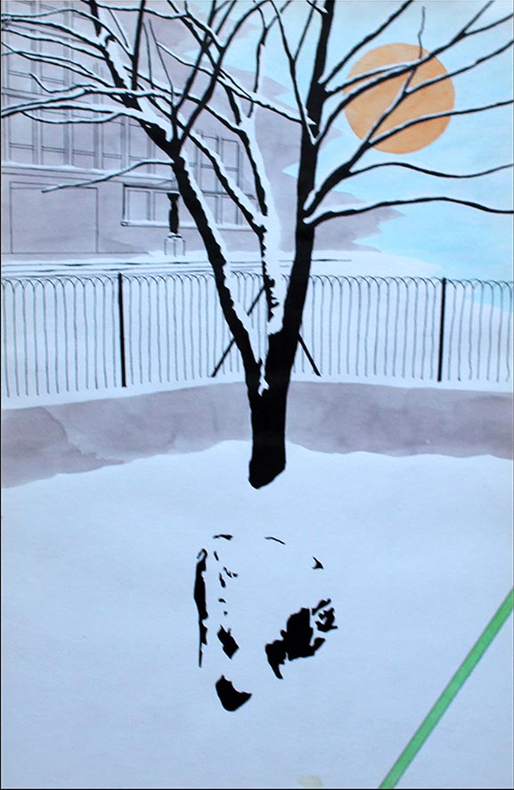 dessin à l'encre