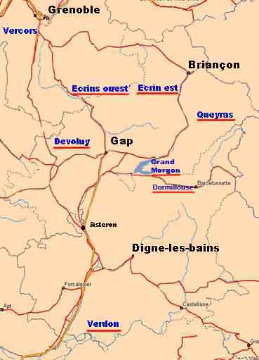 carte régionale